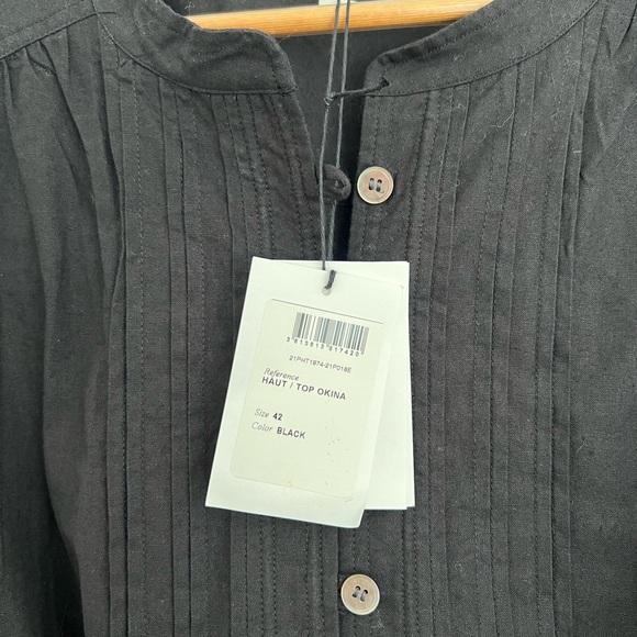 NWT Étoile Isabel Marant Okina Pintuck Blouse - Picture 4 of 4